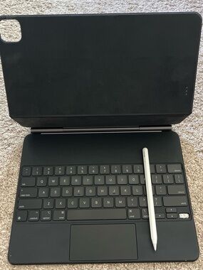 2020 Apple Magic Keyboard and 2nd gen Apple Pencil with a replaced tip